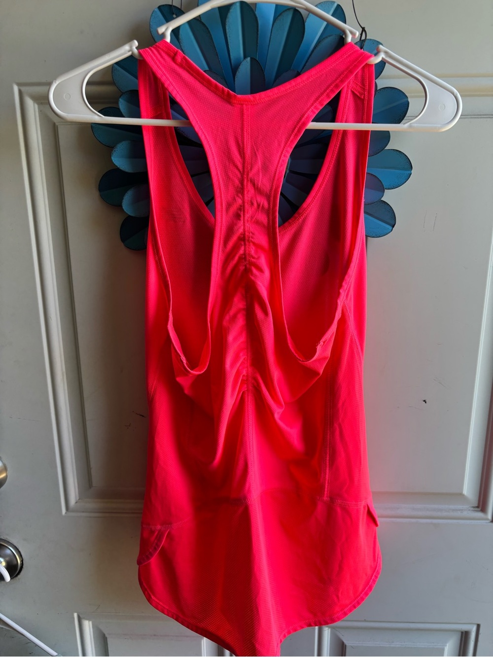 New Balance Neon Pink Racerback Performance Tank - Picture 3 of 3
